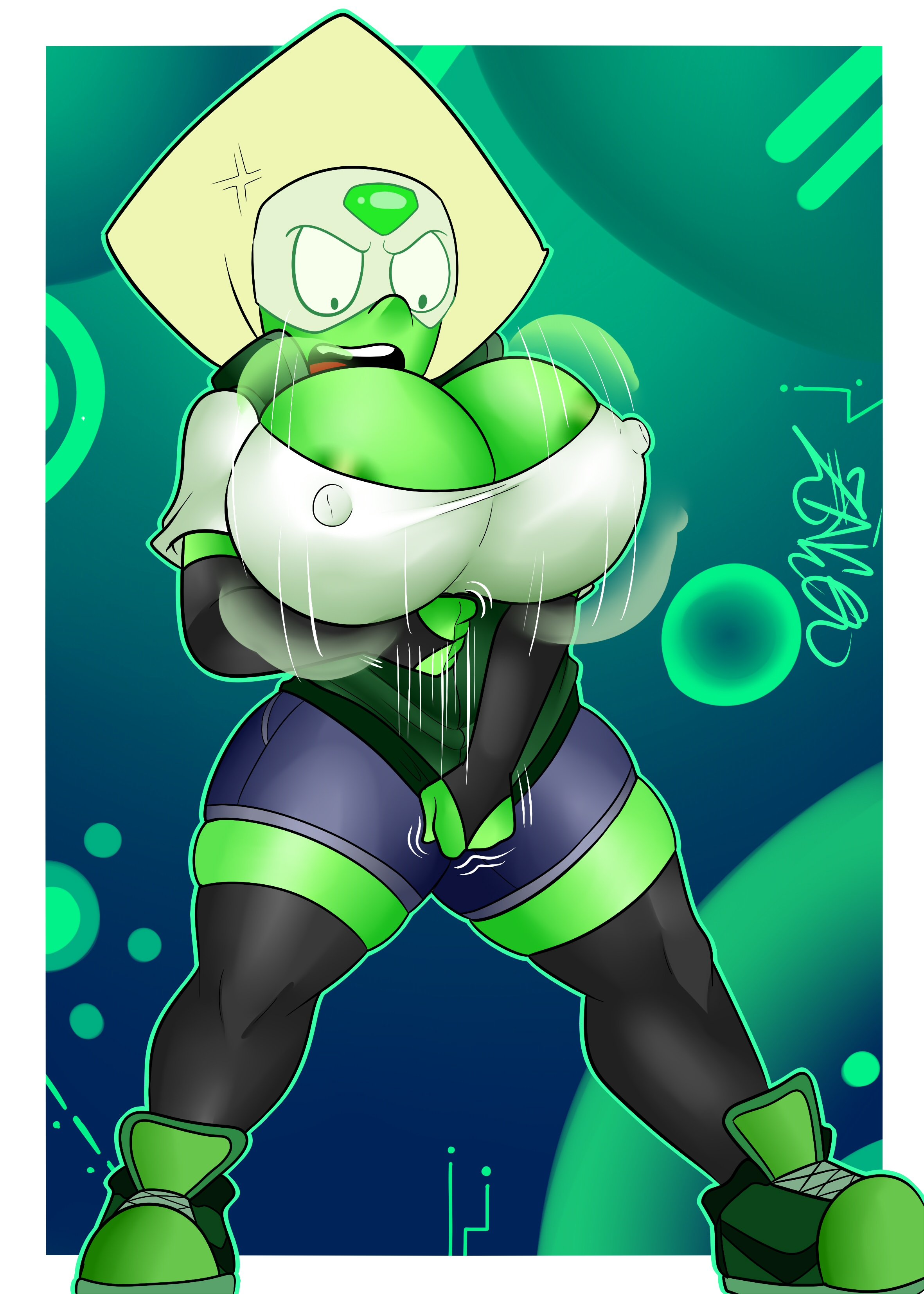 Rule34 – If it exists, there is porn of it / gem (species), peridot (steven universe) / 8688080