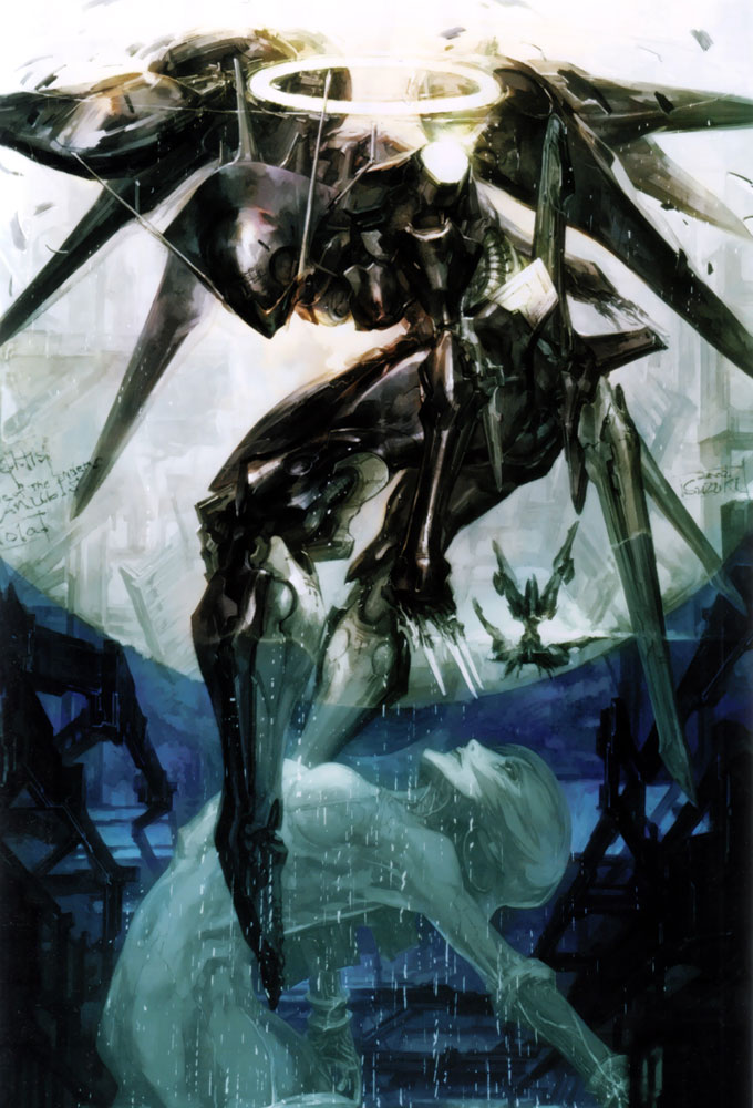 nephtis, konami, zone of the enders, tagme, 00s, orbital frame (zone of the enders)