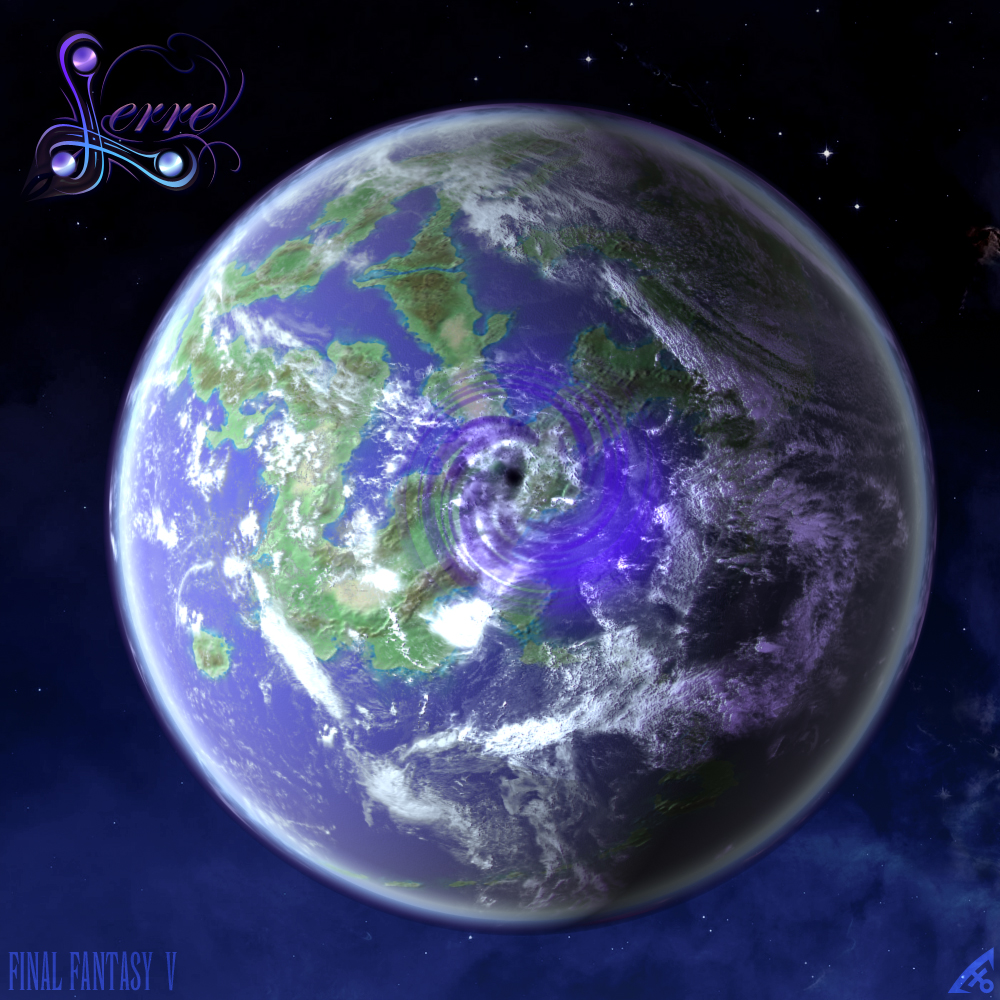 el hechicero, final fantasy, final fantasy v, spoilers, 1990s (style), earth (planet), planet, space