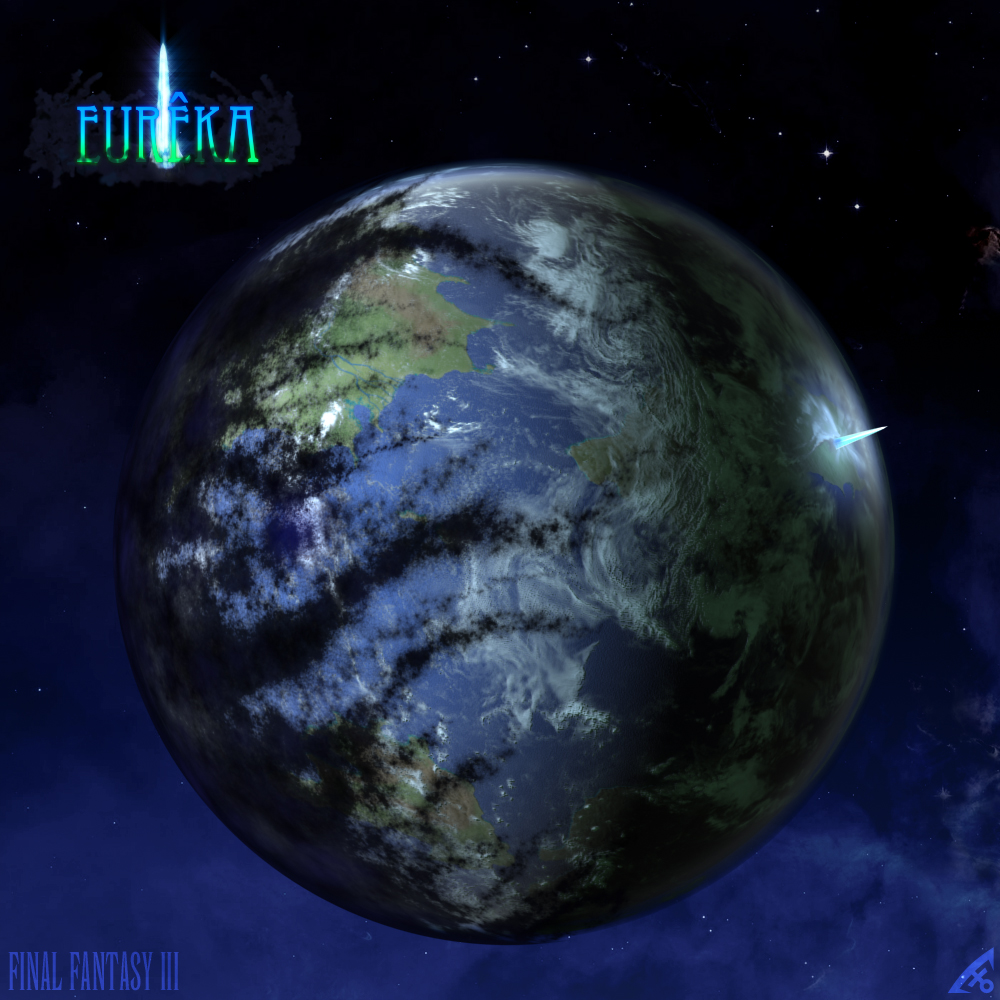 el hechicero, final fantasy, final fantasy iii, spoilers, 1990s (style), darkness, earth (planet), planet, space, tower