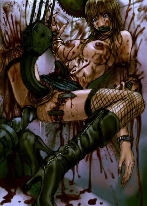 artist request, character request, copyright request, tagme, amputation, anal, blood, death, drill, gag, guro, improvised gag, tape, tape gag, tears