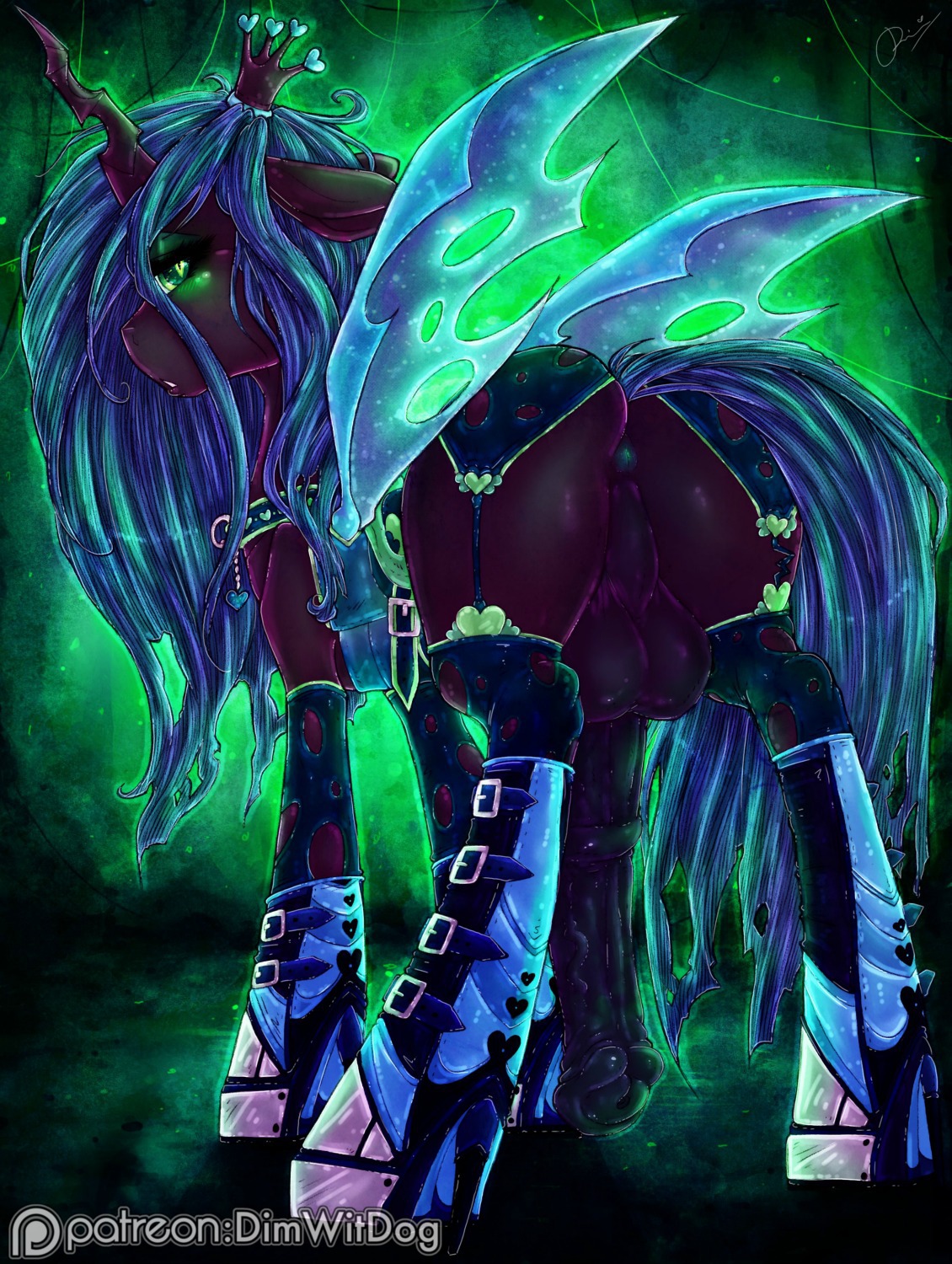 Rule34 – If it exists, there is porn of it / dimwitdog, queen chrysalis (mlp) / 254853