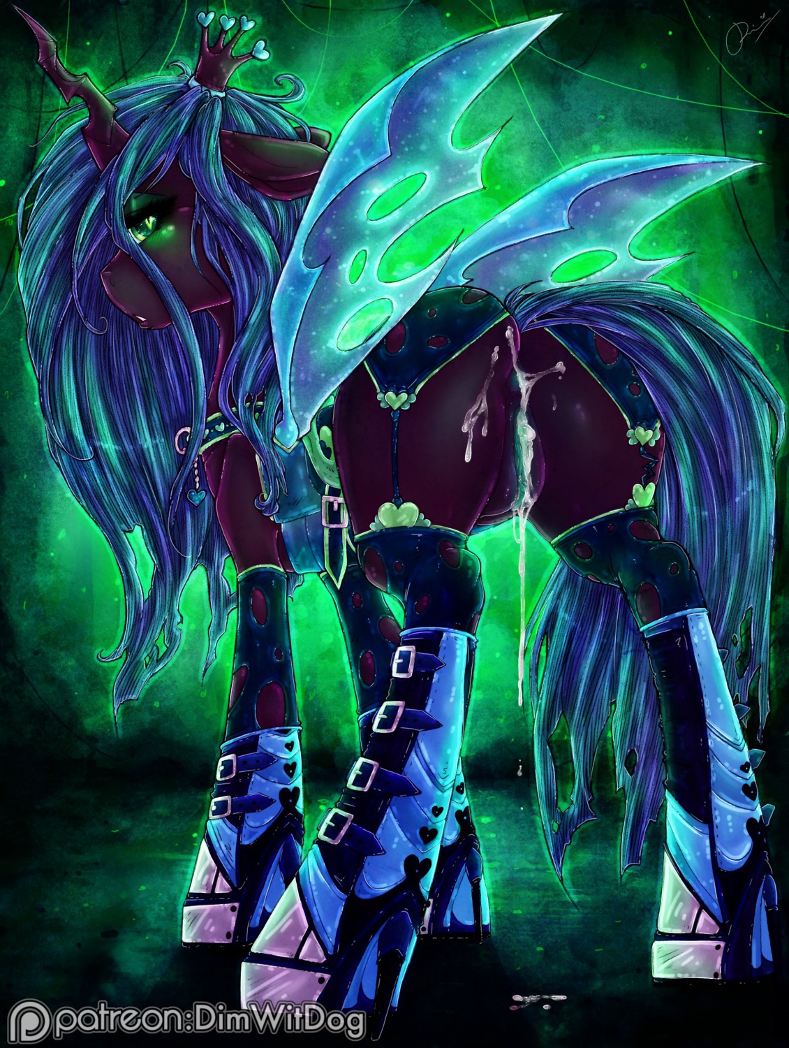 Rule34 – If it exists, there is porn of it / dimwitdog, queen chrysalis (mlp) / 254860