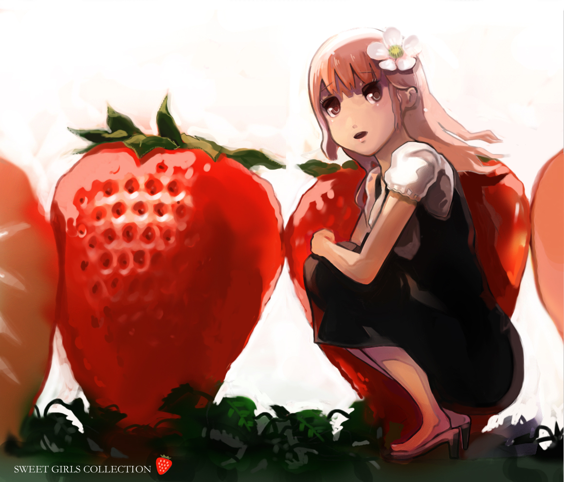 tagme, food, fruit, mini person, minigirl, strawberry