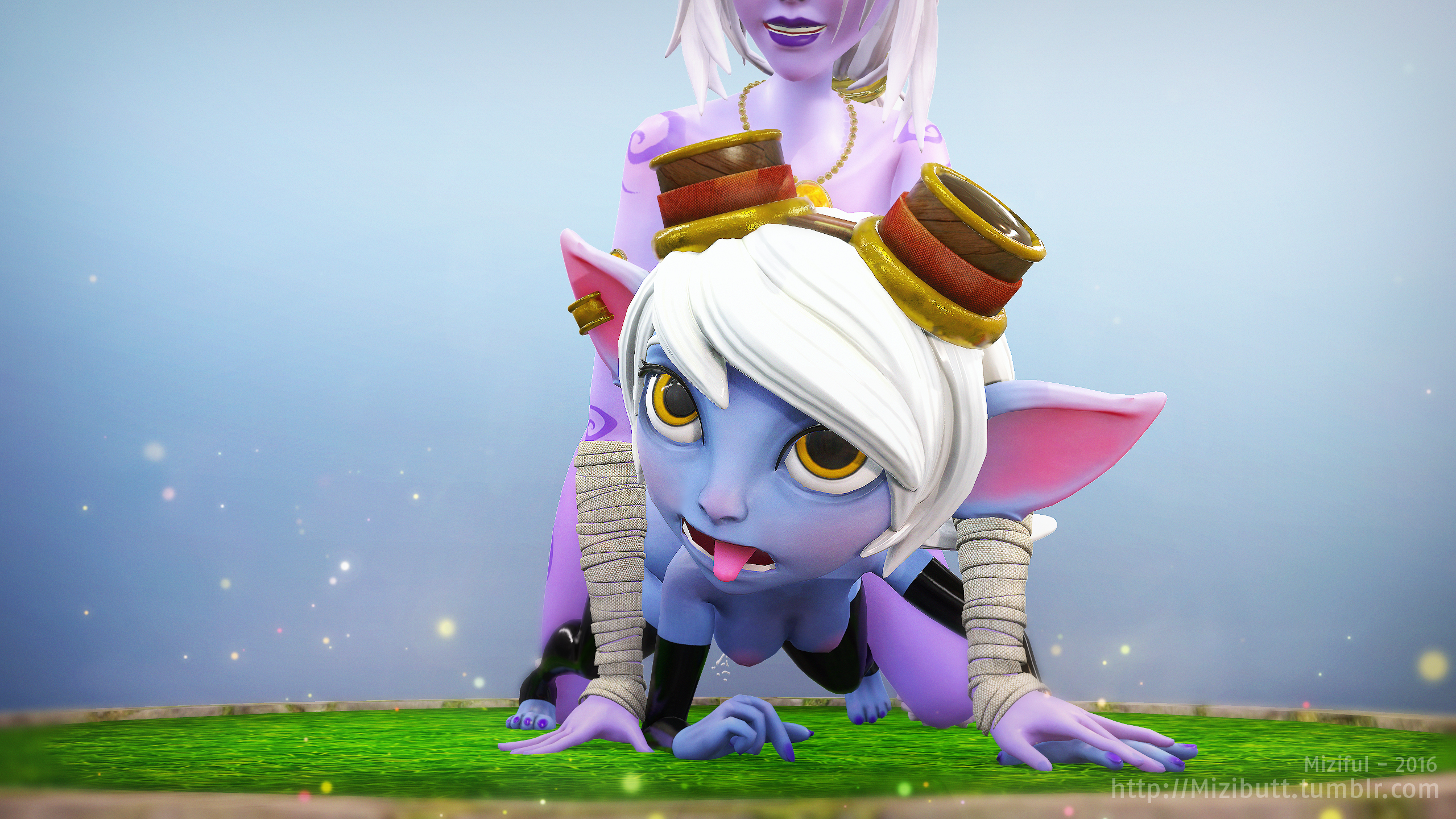 Rule34 – If it exists, there is porn of it / miziful, soraka, tristana, yordle / 254989