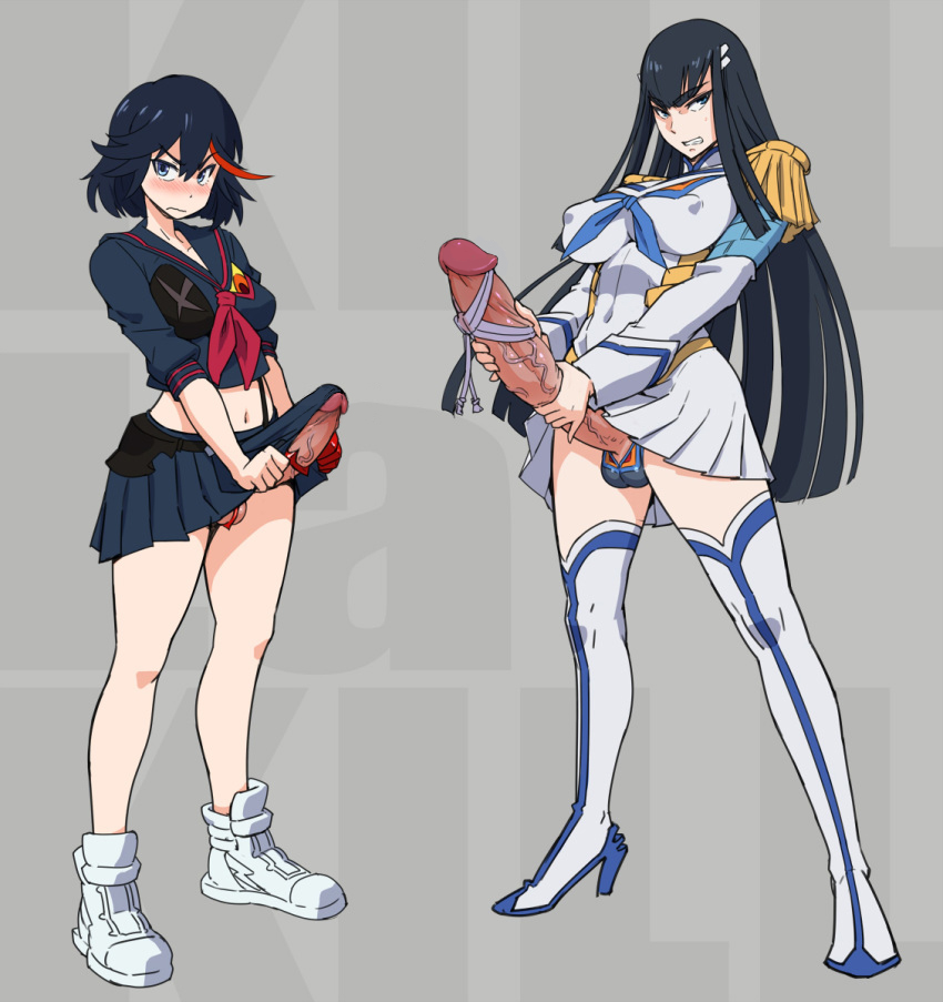 Rule34 – If it exists, there is porn of it / mikoyan, junketsu, kiryuuin satsuki, matoi ryuuko, senketsu / 255371