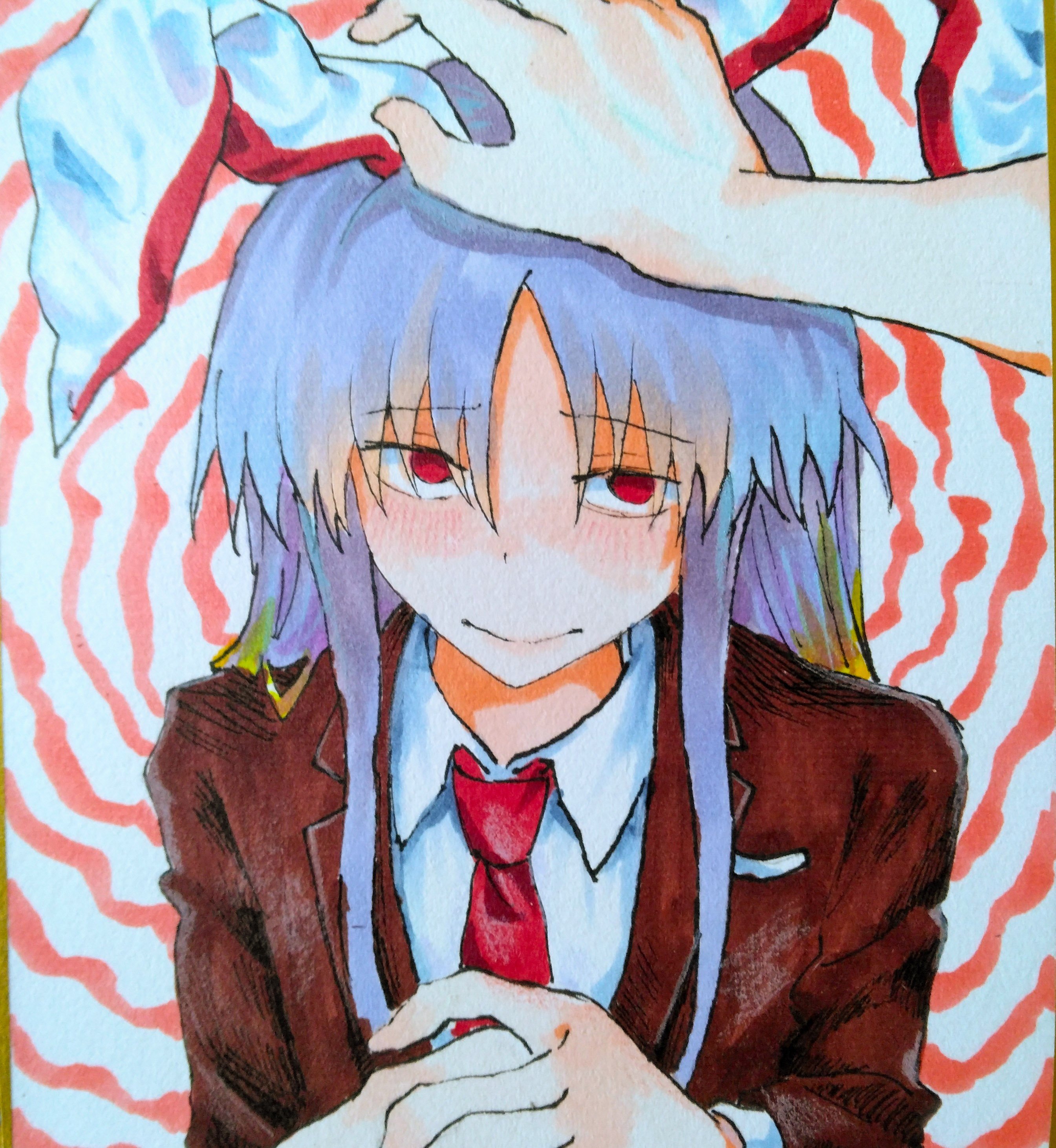 yukine 0930, reisen udongein inaba, touhou, absurdres, highres, tagme, 1girl, 1other, blush, looking at viewer, red eyes