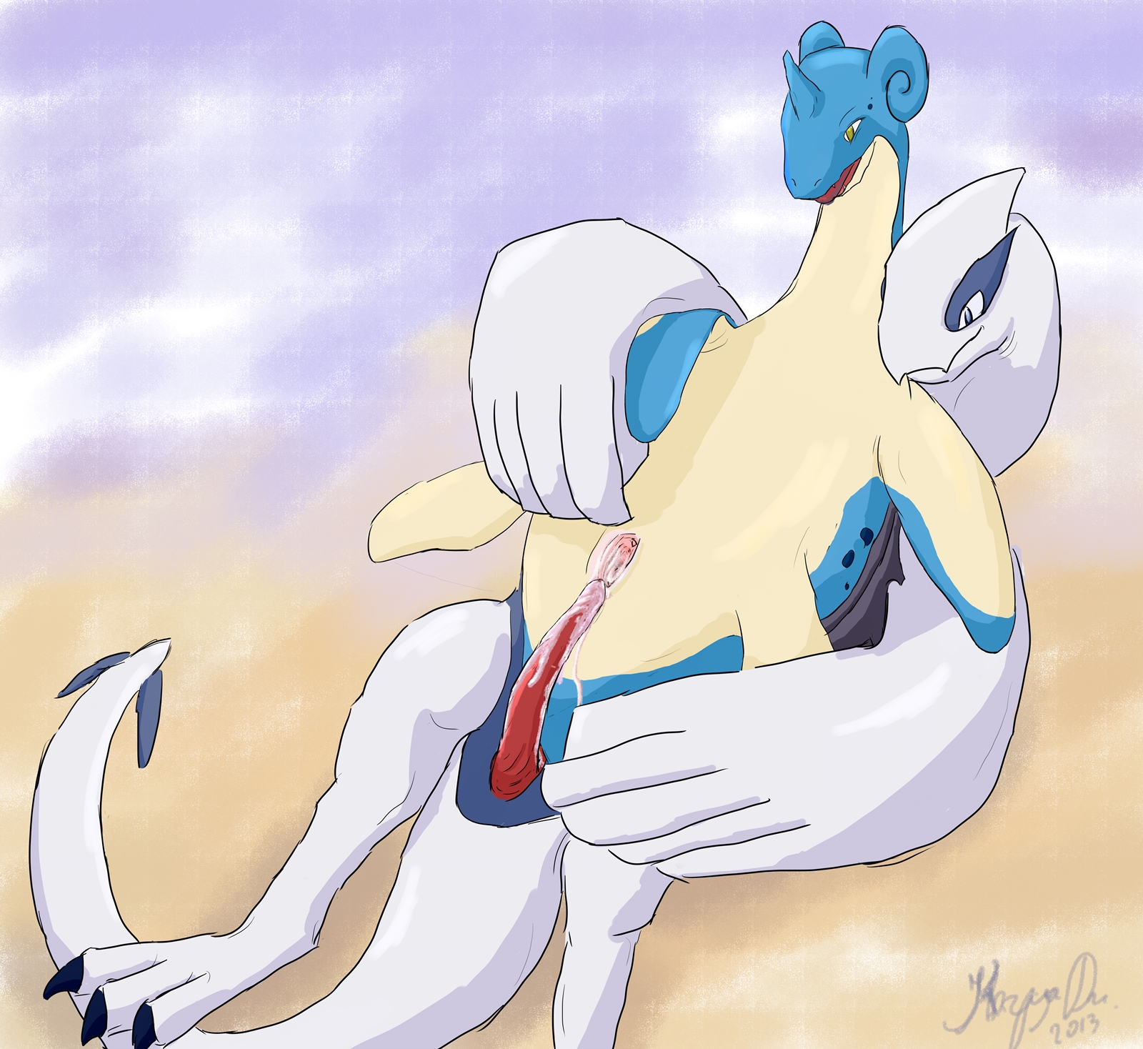Rule34 – If it exists, there is porn of it / herpydragon, lapras, lugia / 256228