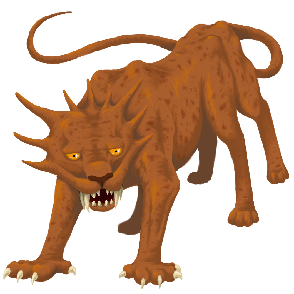 call of cthulhu, cthulhu mythos, commentary request, mixed-language commentary, alien, black eyes, cat from uranus, colored sclera, monster, no humans, open mouth, orange sclera, sharp teeth, simple background, slash sai 430, solo, teeth, white background