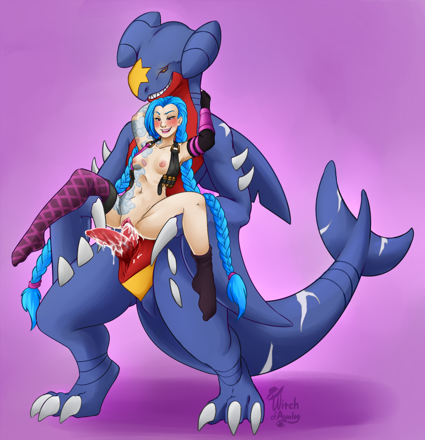 Rule34 – If it exists, there is porn of it / witchofavalon, garchomp, jinx (league of legends) / 256730