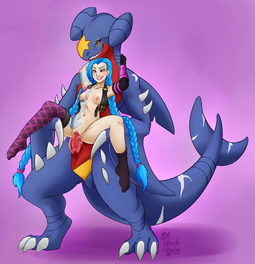 Rule34 – If it exists, there is porn of it / witchofavalon, garchomp, jinx (league of legends) / 256747