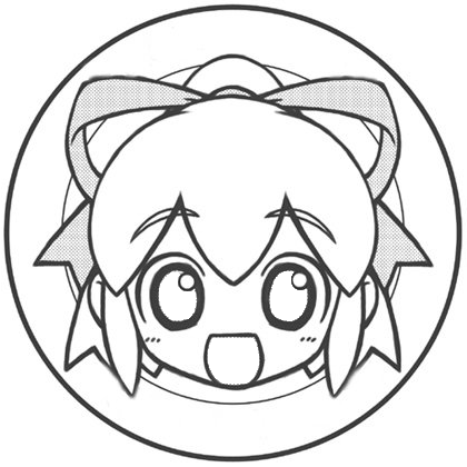 roll (mega man), capcom, mega man (classic), mega man (series), animated, animated gif, lowres, ^ ^, blinking, blush, bow, chibi, closed eyes, happy, monochrome, ponytail, ribbon, short hair