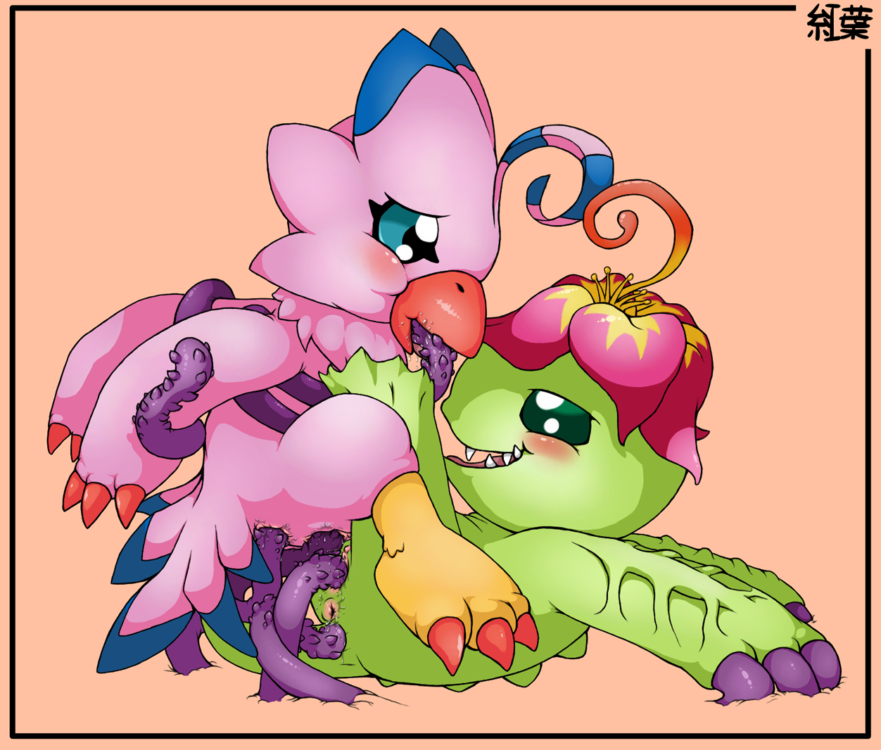 Rule34 – If it exists, there is porn of it / c0nnerc00n, biyomon, palmon / 258190