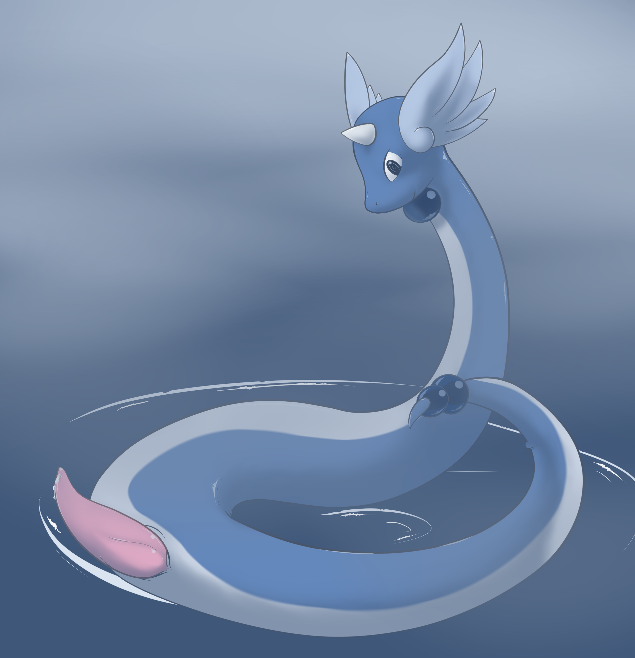 Rule34 – If it exists, there is porn of it / ferret cyan, dragonair, mist / 258496