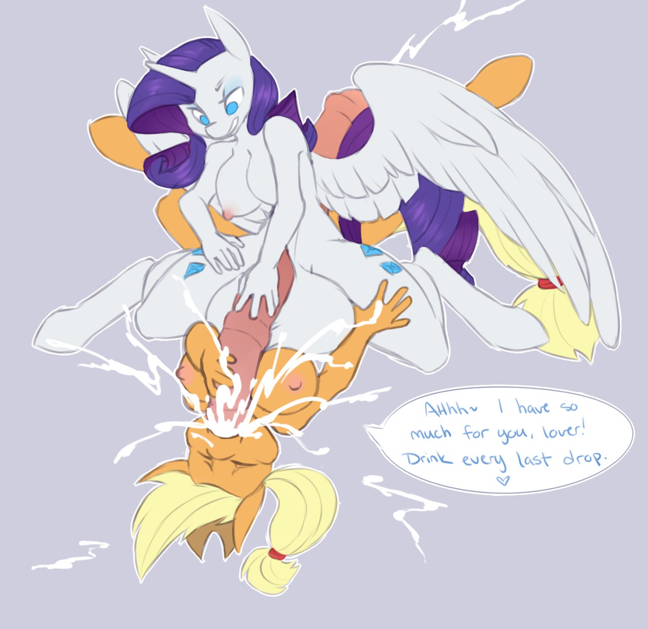 Rule34 – If it exists, there is porn of it / spunky mutt, applejack (mlp), rarity (mlp) / 258693