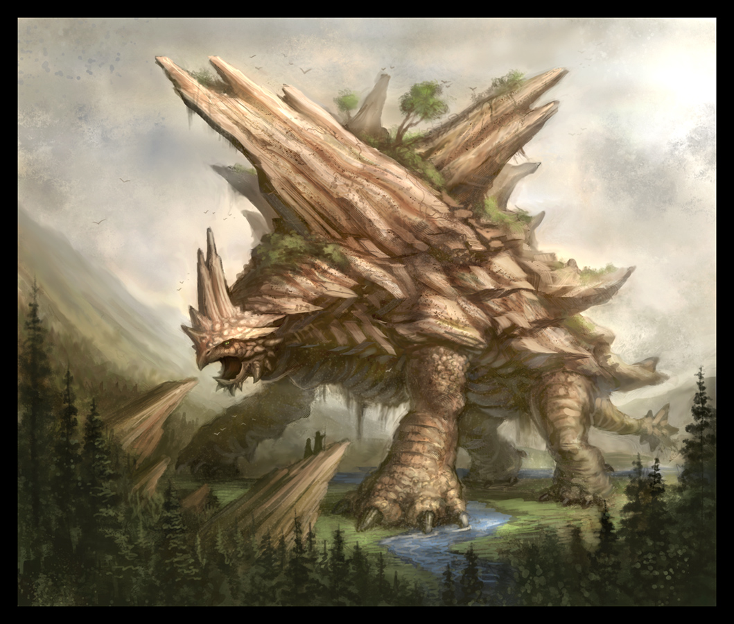 adam vehige, original, colossus, forest, giant, nature, realistic, river