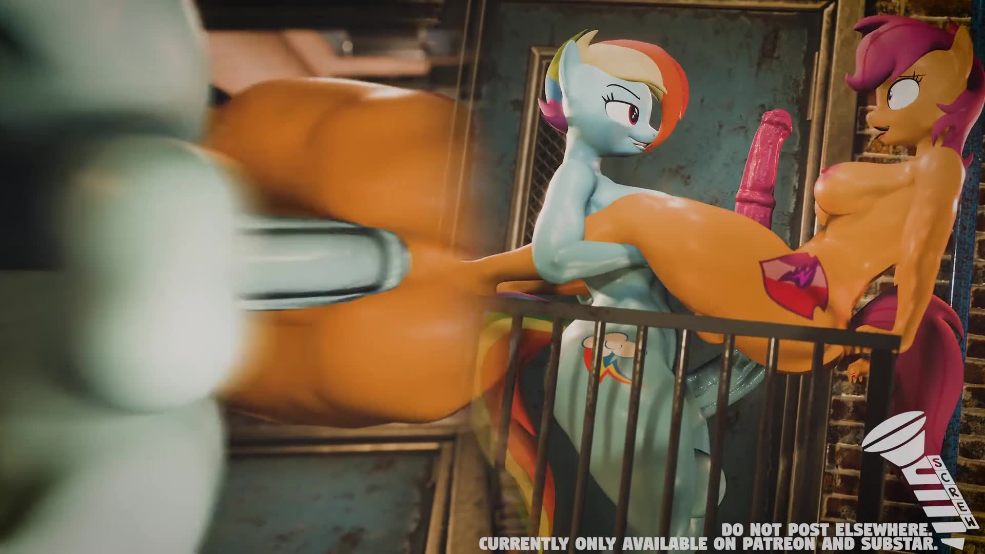Rule34 – If it exists, there is porn of it / screwingwithsfm, rainbow dash (mlp), scootaloo (mlp) / 8689837