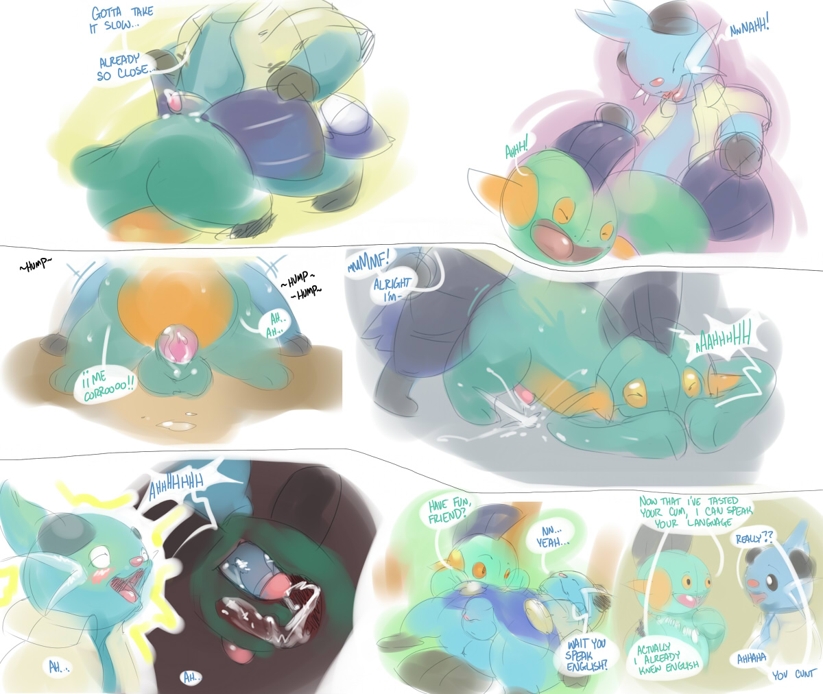 Rule34 – If it exists, there is porn of it / argon vile, dewott, marshtomp / 259292