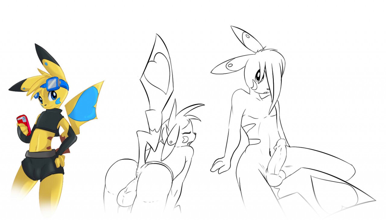 Rule34 – If it exists, there is porn of it / white crest, pikachu / 259304