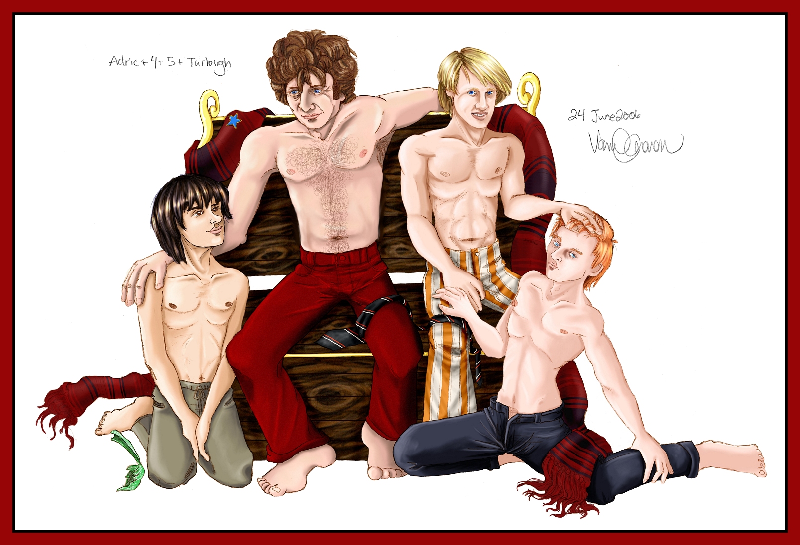 Rule34 – If it exists, there is porn of it / adric, fifth doctor, fourth doctor / 259854