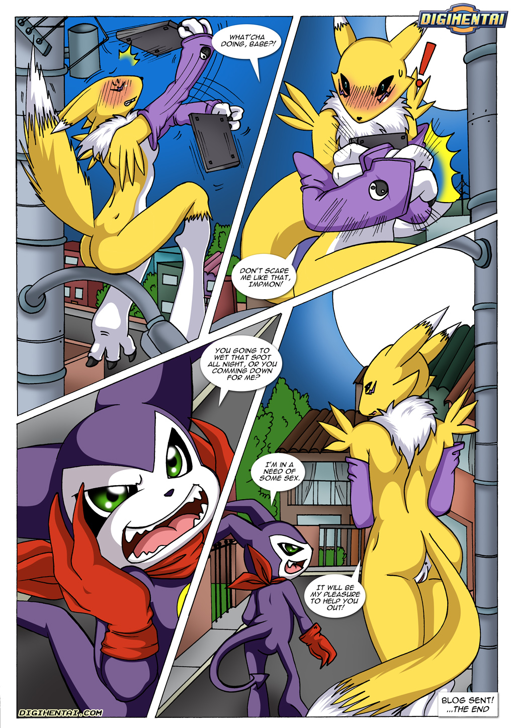 Rule34 – If it exists, there is porn of it / digihentai, impmon, renamon / 260055