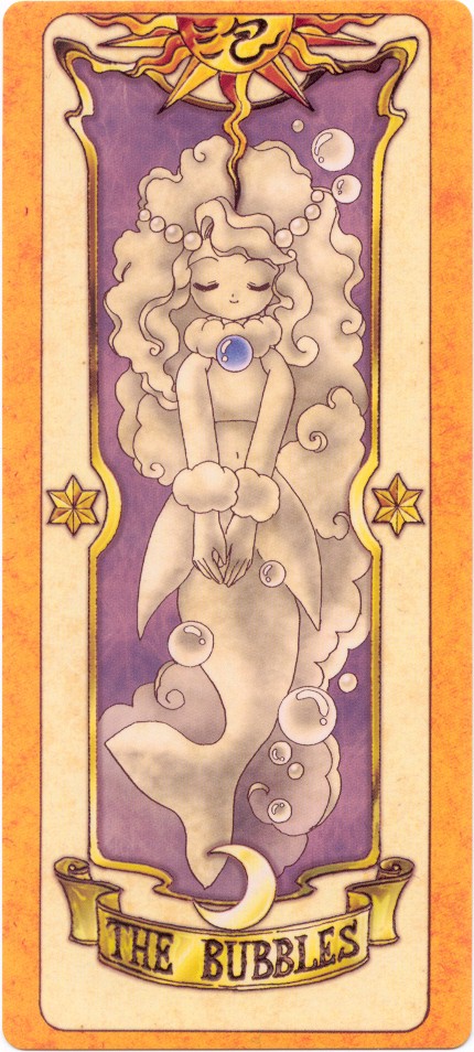 bubbles (clow card), clow card, cardcaptor sakura, tagme, 1990s (style), bubble, retro artstyle