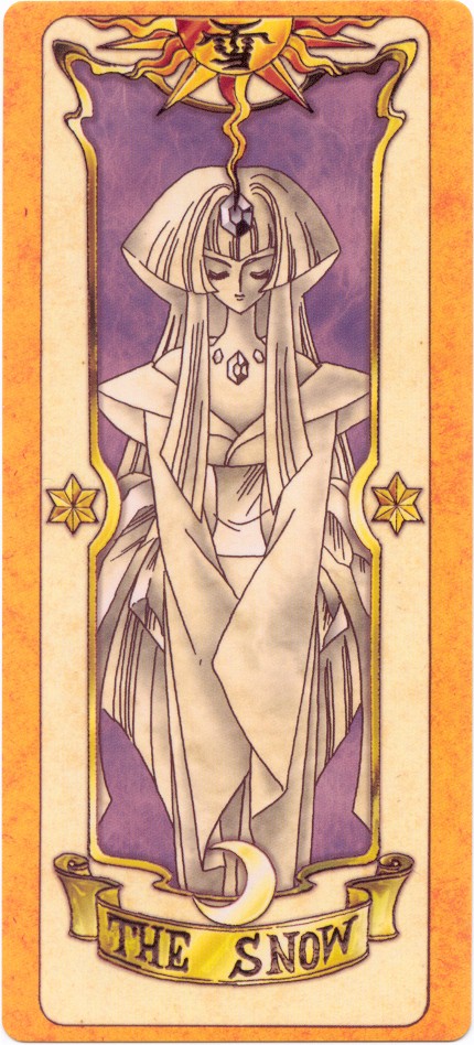 clow card, snow (clow card), cardcaptor sakura, tagme, 1990s (style), retro artstyle, snow, yuki onna