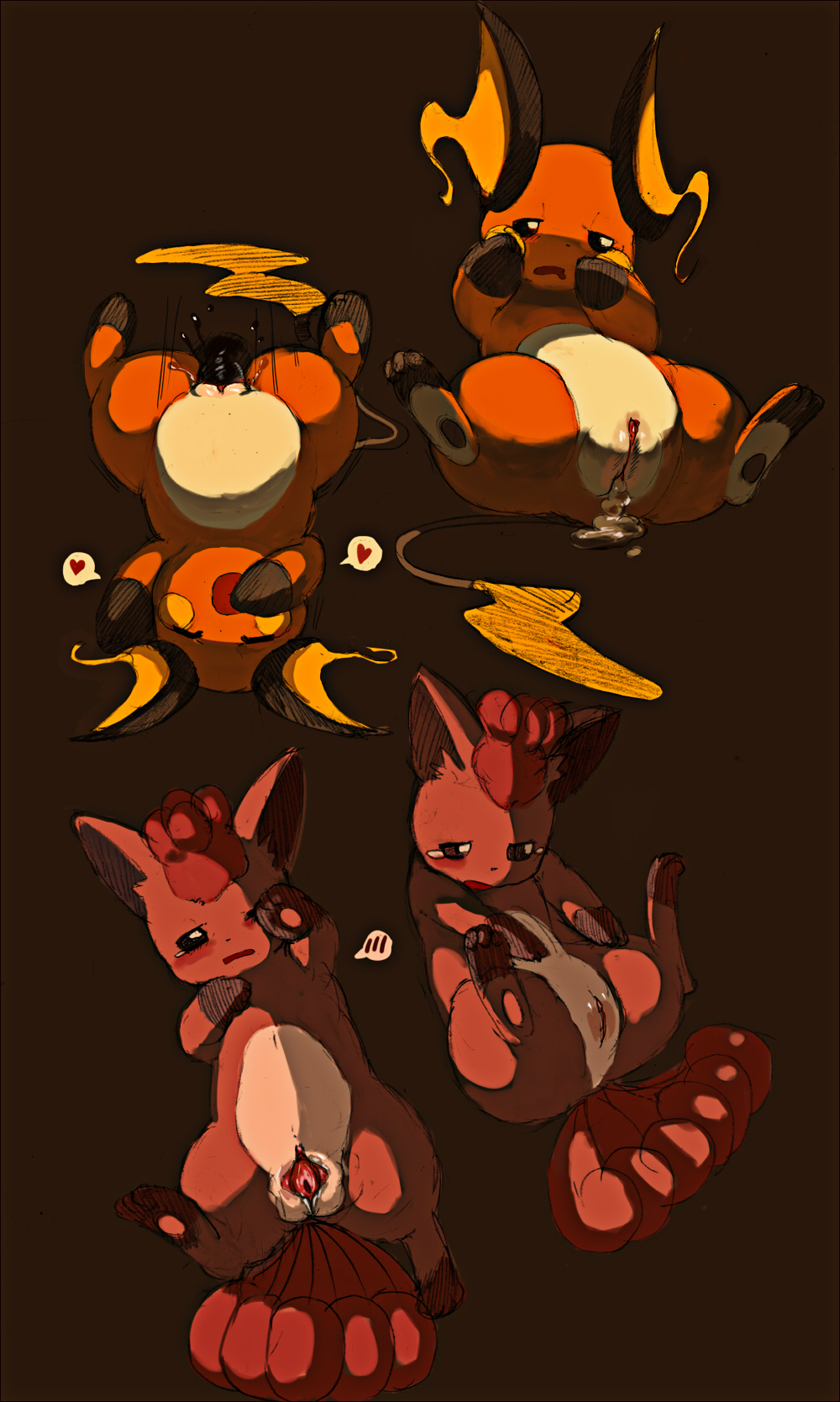 Rule34 – If it exists, there is porn of it / halsione, raichu, vulpix / 260605