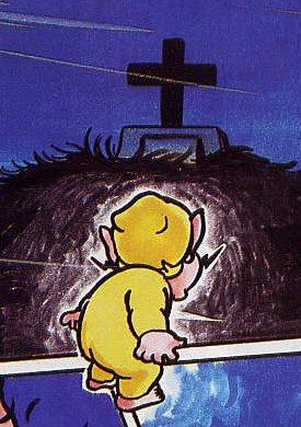 wario, mario (series), nintendo, super mario bros. 1, lowres, comic, grave, graveyard, pajamas, scared, tomb, tombstone