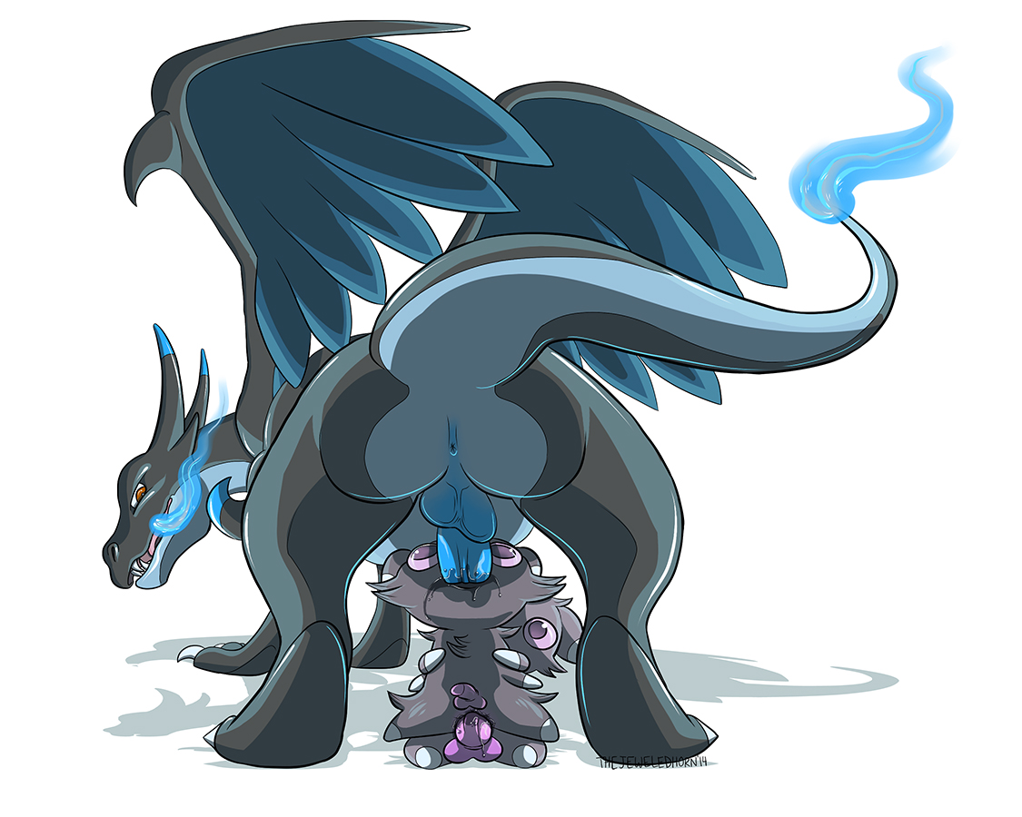 Rule34 – If it exists, there is porn of it / thejeweledhorn, charizard, espurr, mega charizard x / 262002