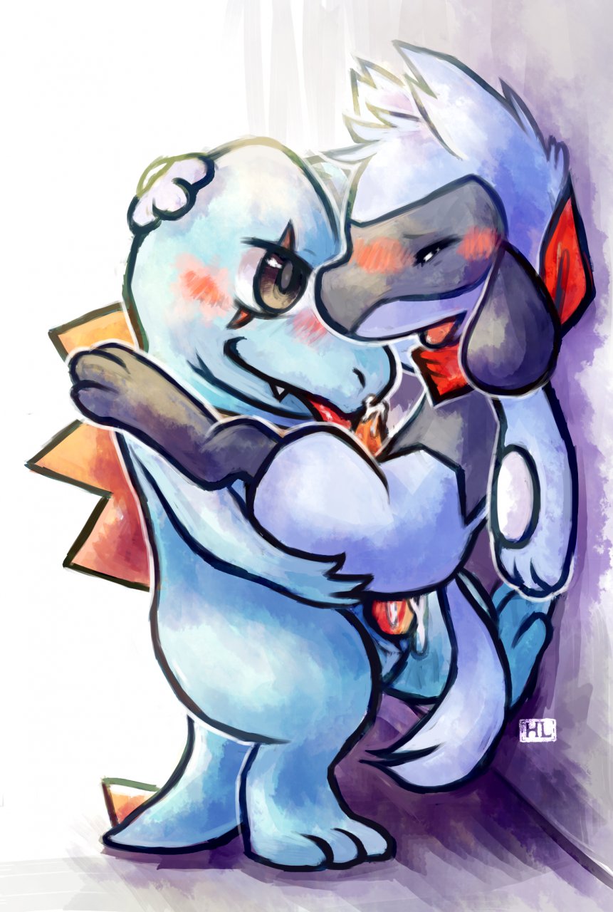 Rule34 – If it exists, there is porn of it / haychel, riolu, totodile / 262252
