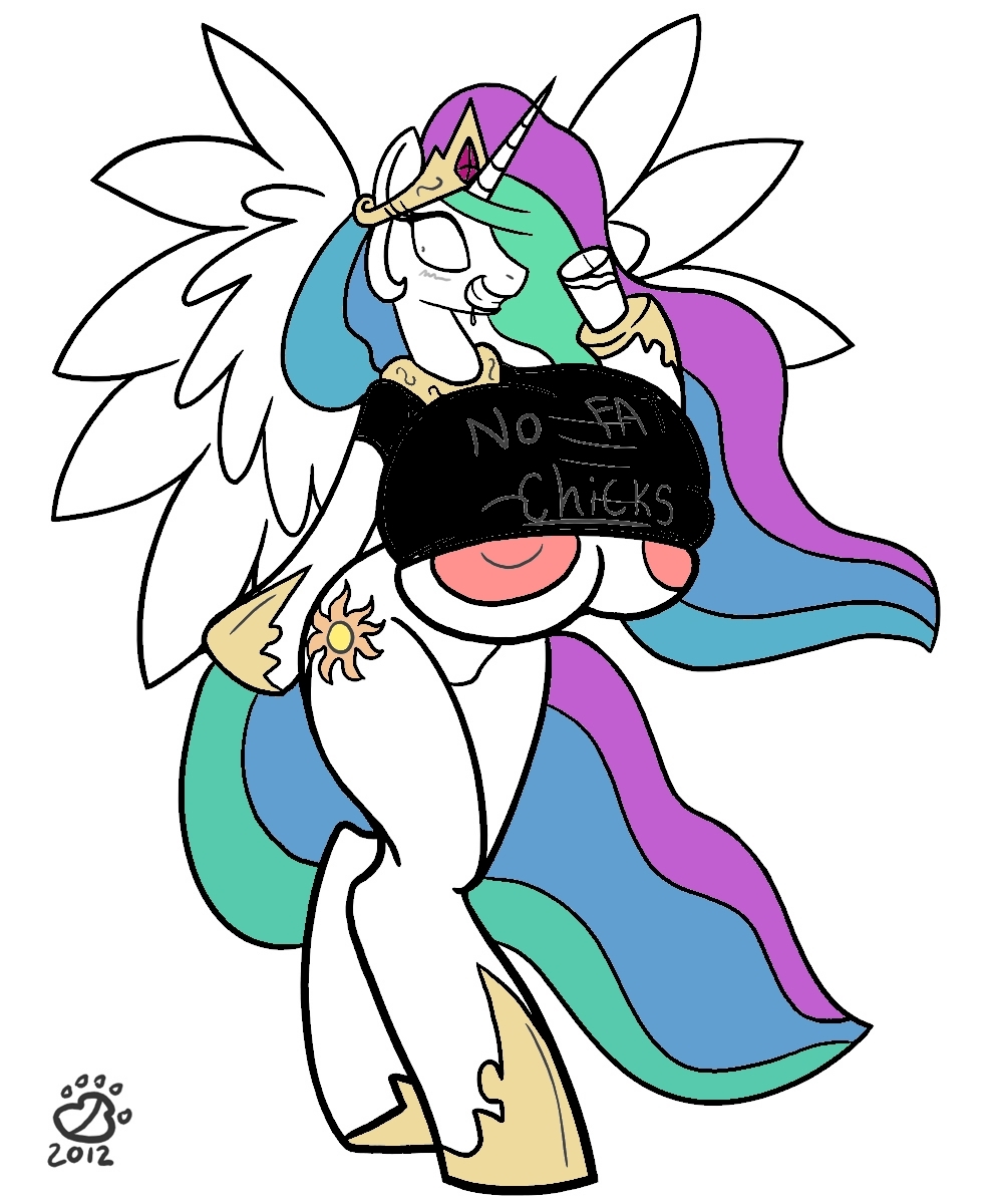 Rule34 – If it exists, there is porn of it / badgerben, princess celestia (mlp) / 262356
