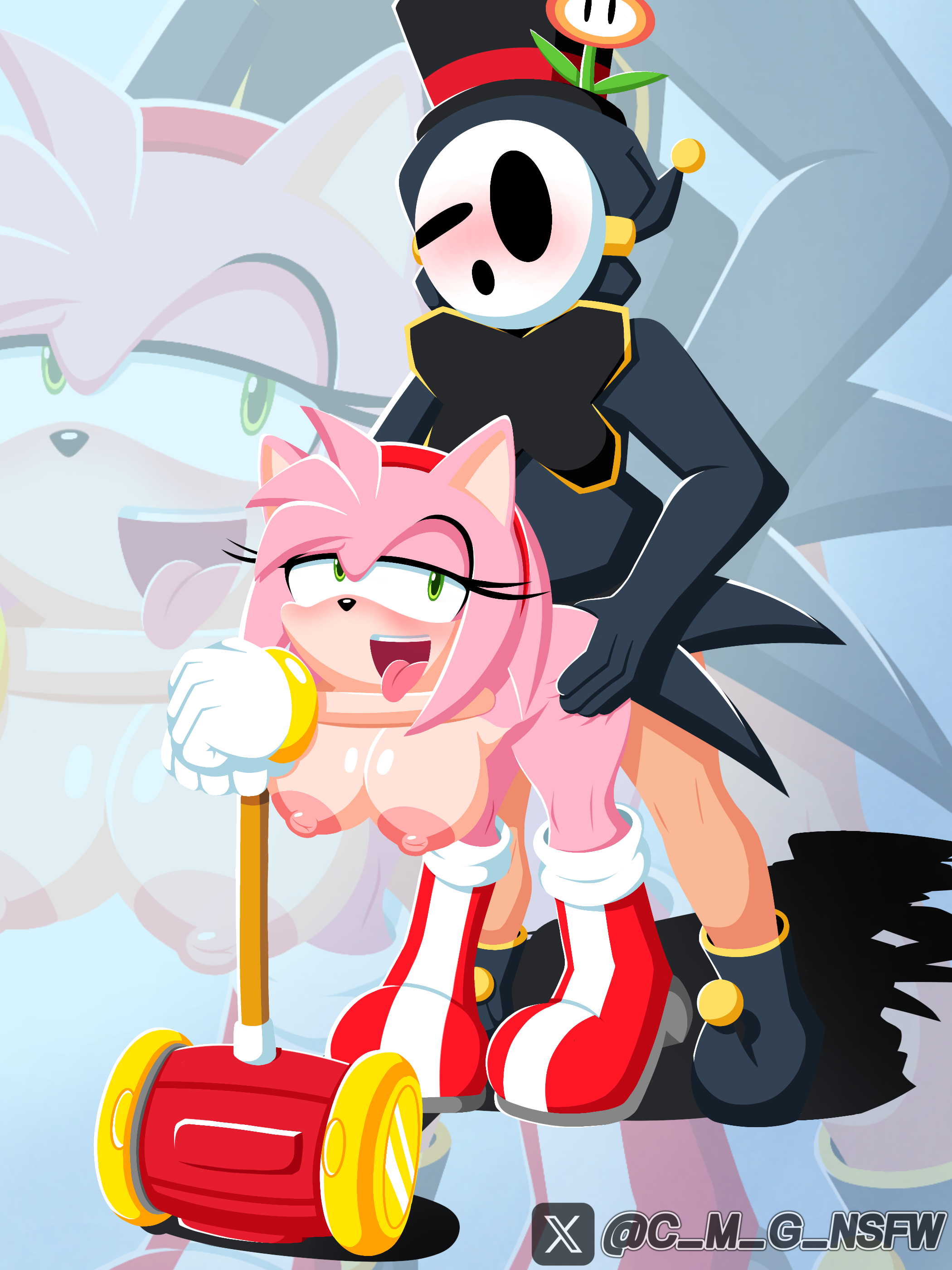 Rule34 – If it exists, there is porn of it / amy rose, shyguy / 8690358