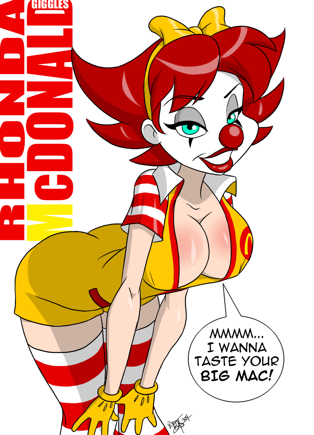 Rule34 – If it exists, there is porn of it / aeolus06, giggles the slutty clown, original character, ronald mcdonald / 262809
