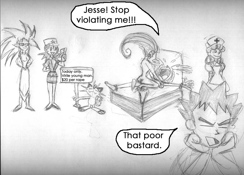 Rule34 – If it exists, there is porn of it / brock, james (pokemon), jessie (pokemon), meowth, nurse joy, officer jenny (pokemon), ryoko hakubi, team rocket / 263318