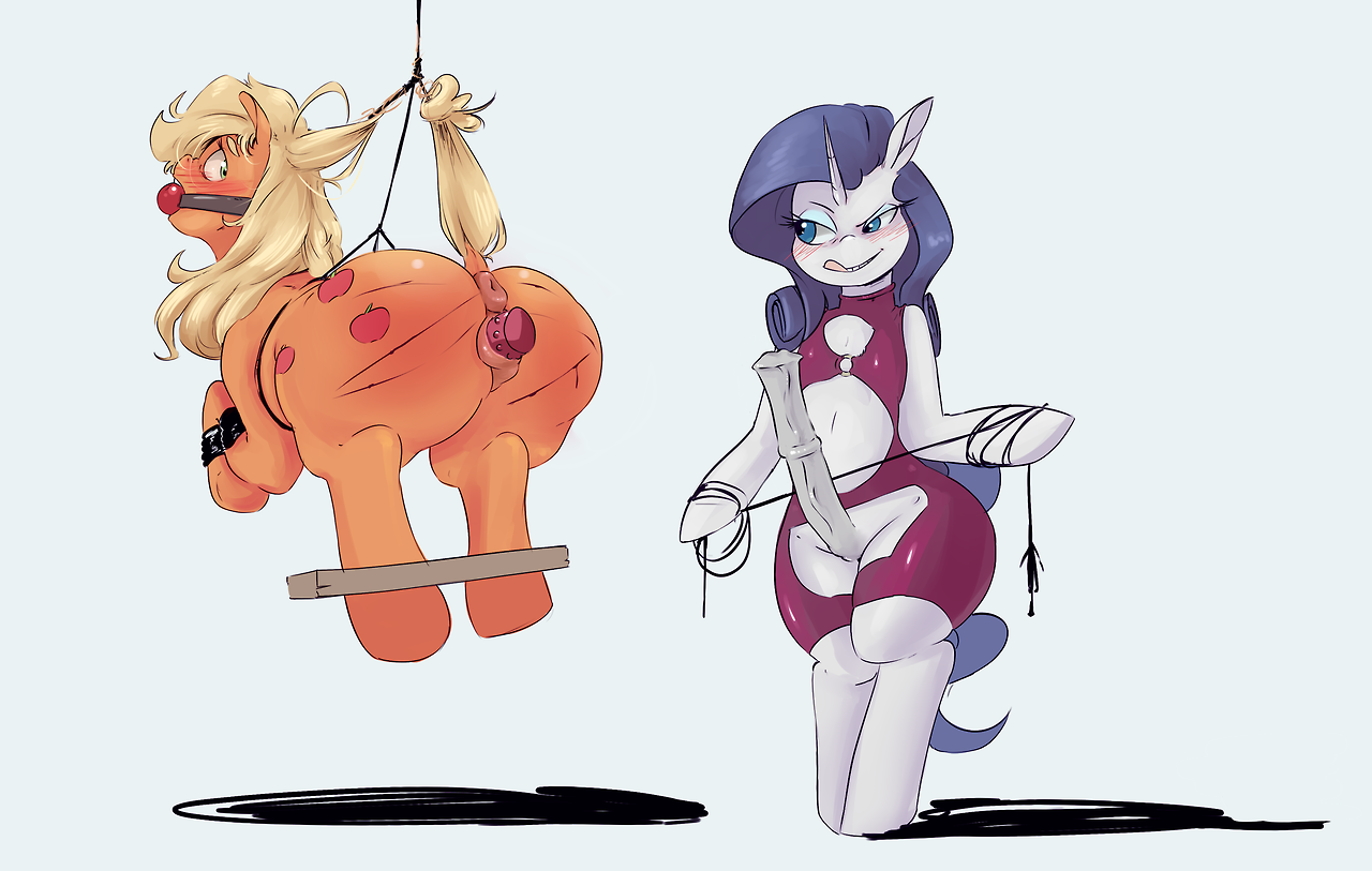 Rule34 – If it exists, there is porn of it / sunnysundown, applejack (mlp), rarity (mlp) / 263634