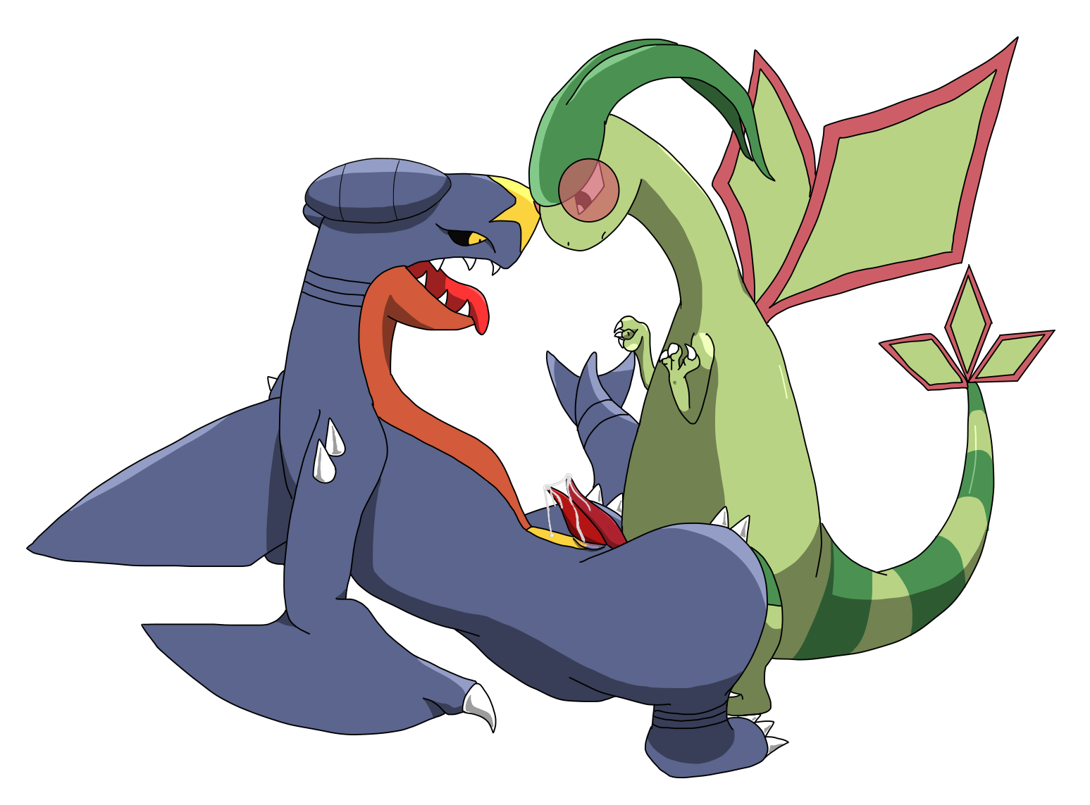 Rule34 – If it exists, there is porn of it / flygon, garchomp / 263943
