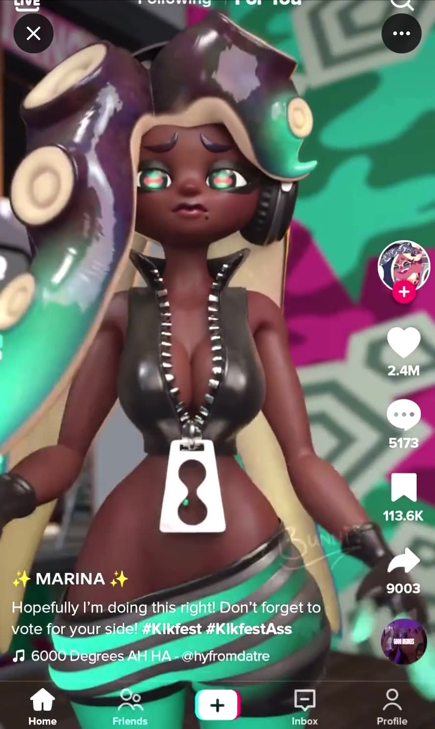 Rule34 – If it exists, there is porn of it / marina (splatoon), octoling, octoling girl, off the hook (splatoon) / 8690700
