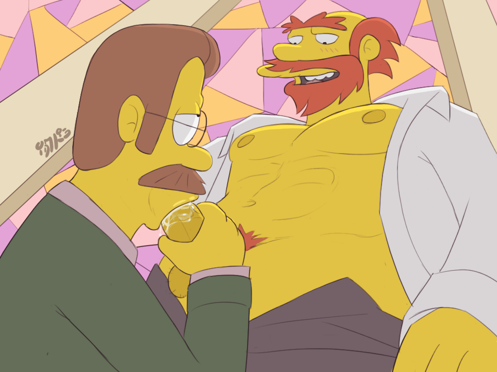 Rule34 – If it exists, there is porn of it / idrewthis, pluvatti, groundskeeper willie, ned flanders / 264076