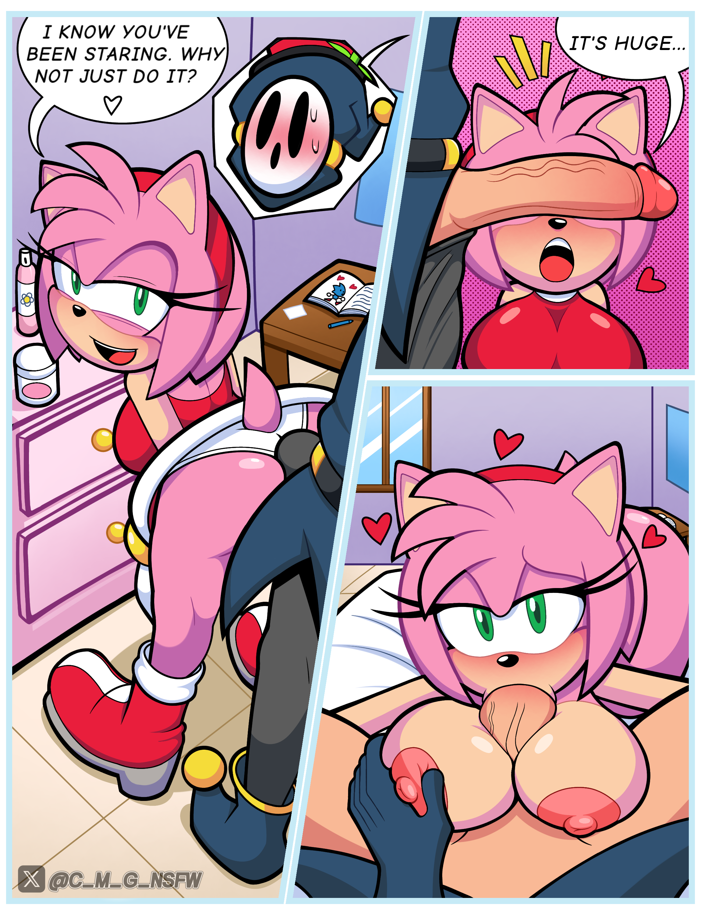 Rule34 – If it exists, there is porn of it / amy rose, shyguy / 8690722
