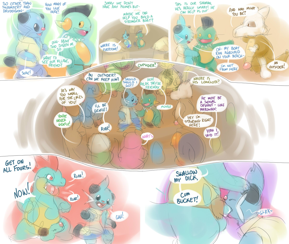 Rule34 – If it exists, there is porn of it / argon vile, cradily, croconaw, dewott, electabuzz, magcargo, marowak, marshtomp, rufflet, sentret, slowpoke / 264344