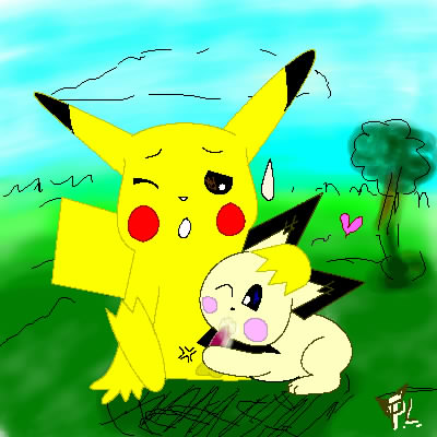 Rule34 – If it exists, there is porn of it / pichu, pikachu / 264857