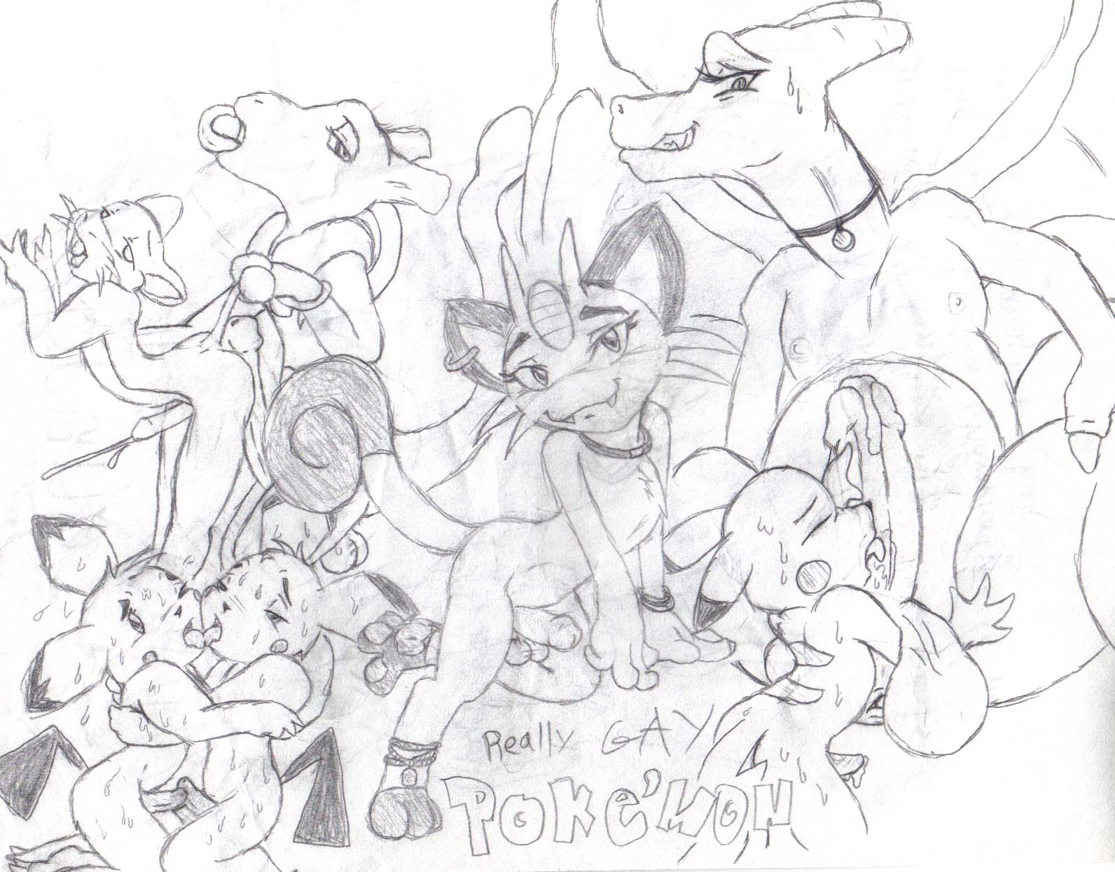 Rule34 – If it exists, there is porn of it / charizard, meowth, mewtwo, pichu, pikachu, rattata / 264886