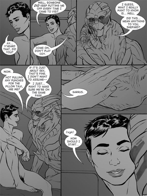 Rule34 – If it exists, there is porn of it / reginaprimata, commander shepard, femshep, garrus vakarian, turian / 264910