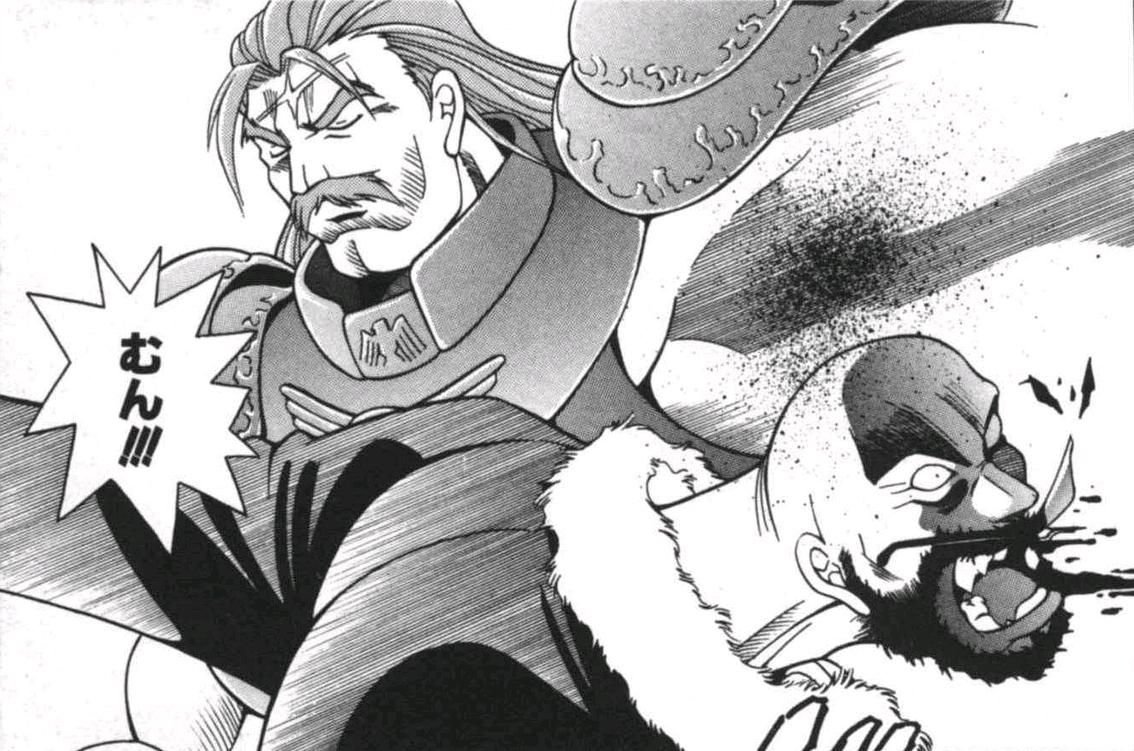 mr big (snk), wolfgang krauser, fatal fury, ryuuko no ken, snk, the king of fighters, bald, beard, blood, facial hair, mustache, purple hair, sunglasses