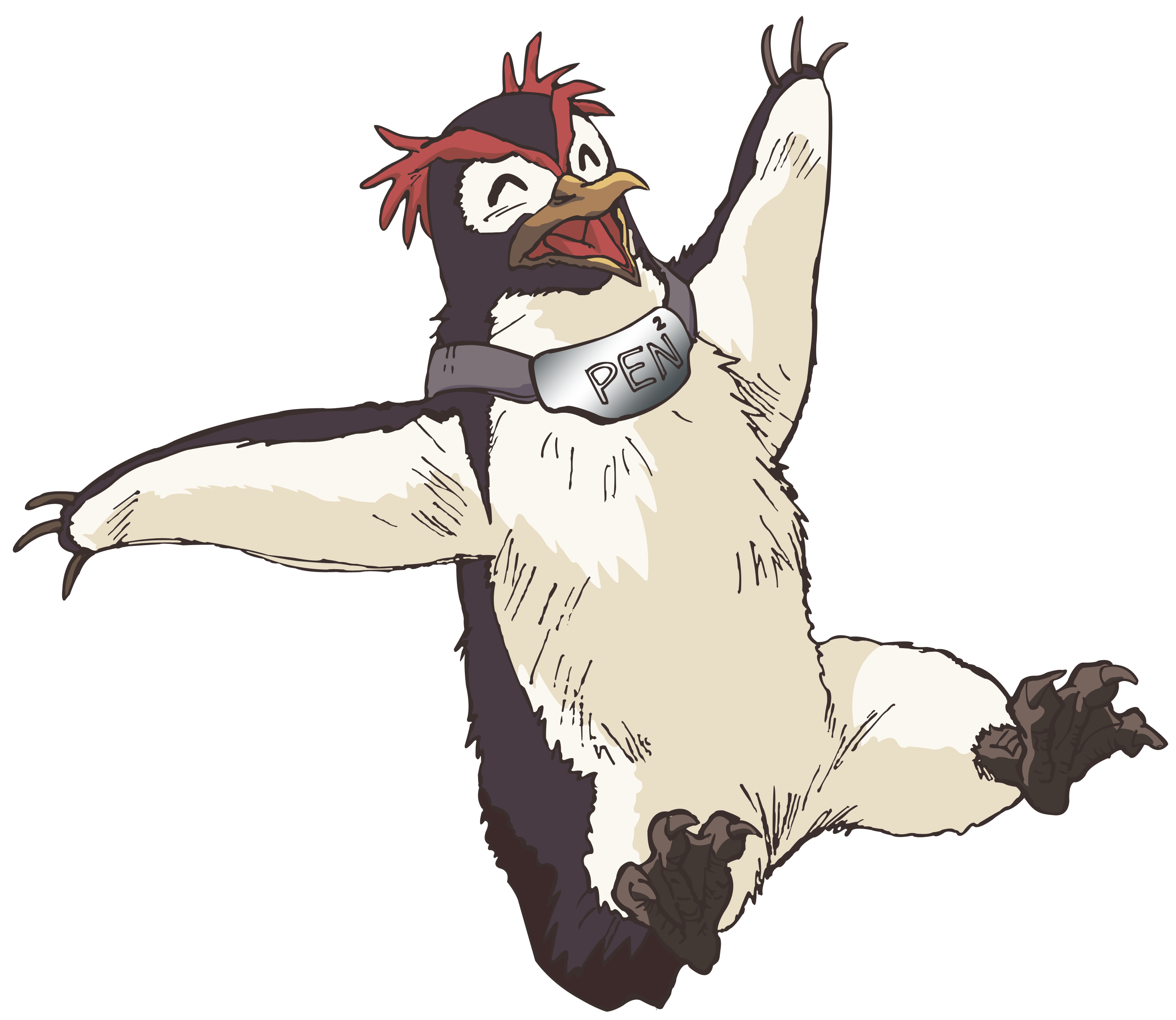 penpen, neon genesis evangelion, absurdres, derivative work, highres, vector trace, ^ ^, animal focus, bird, closed eyes, full body, happy, no humans, penguin, smile, solo, transparent background