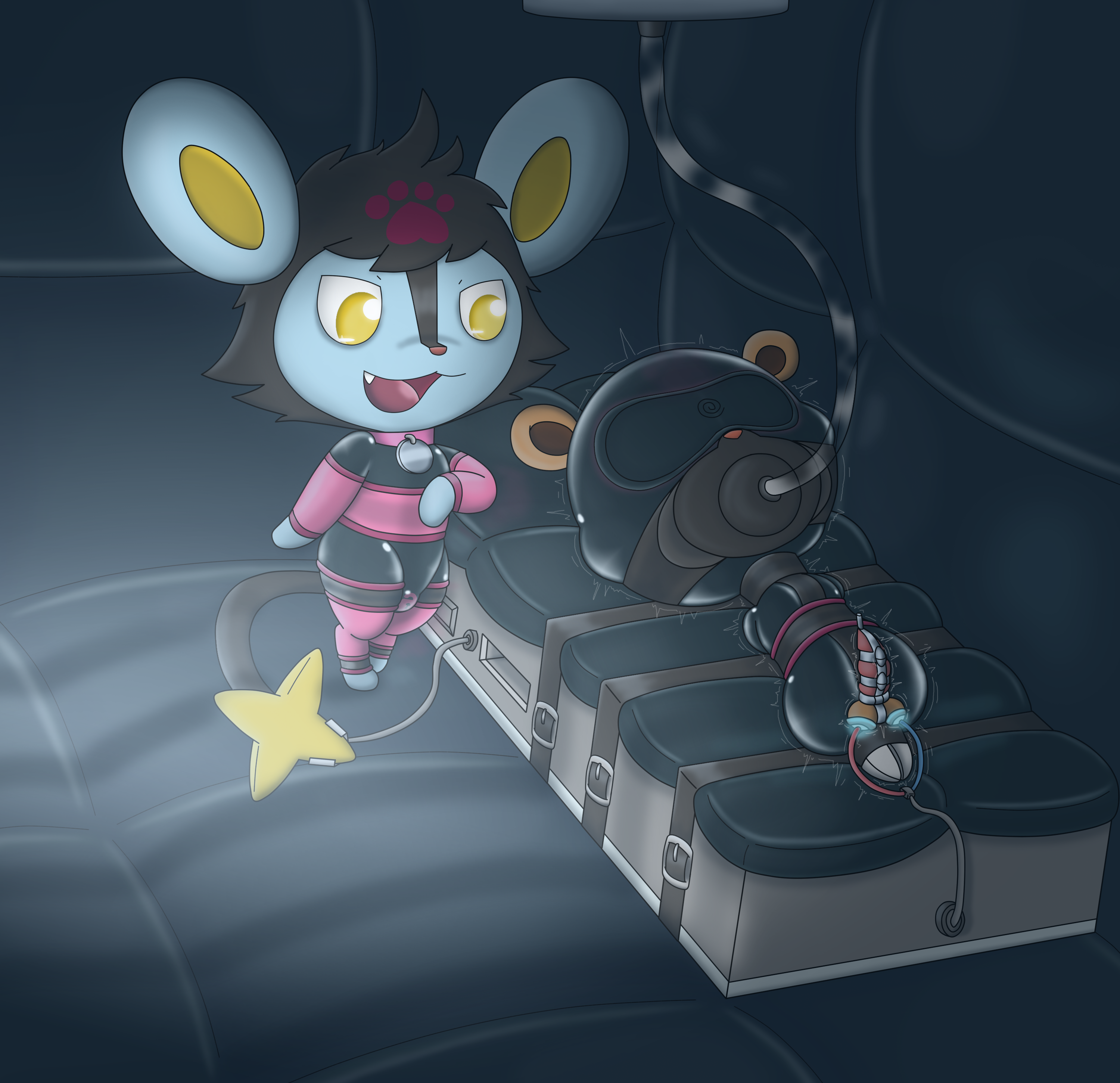 Rule34 – If it exists, there is porn of it / charly-sparks, chespin, luxio, pokemon (species) / 8693795