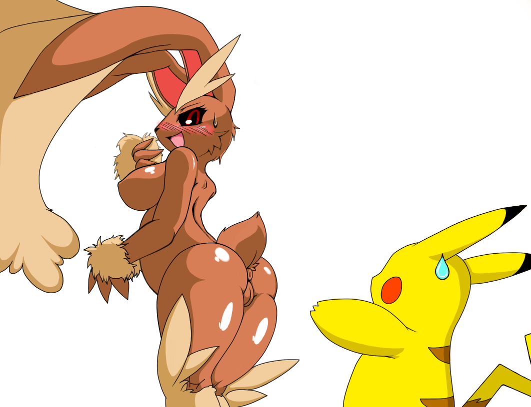 Rule34 – If it exists, there is porn of it / unknown artist, lopunny, pikachu / 265894