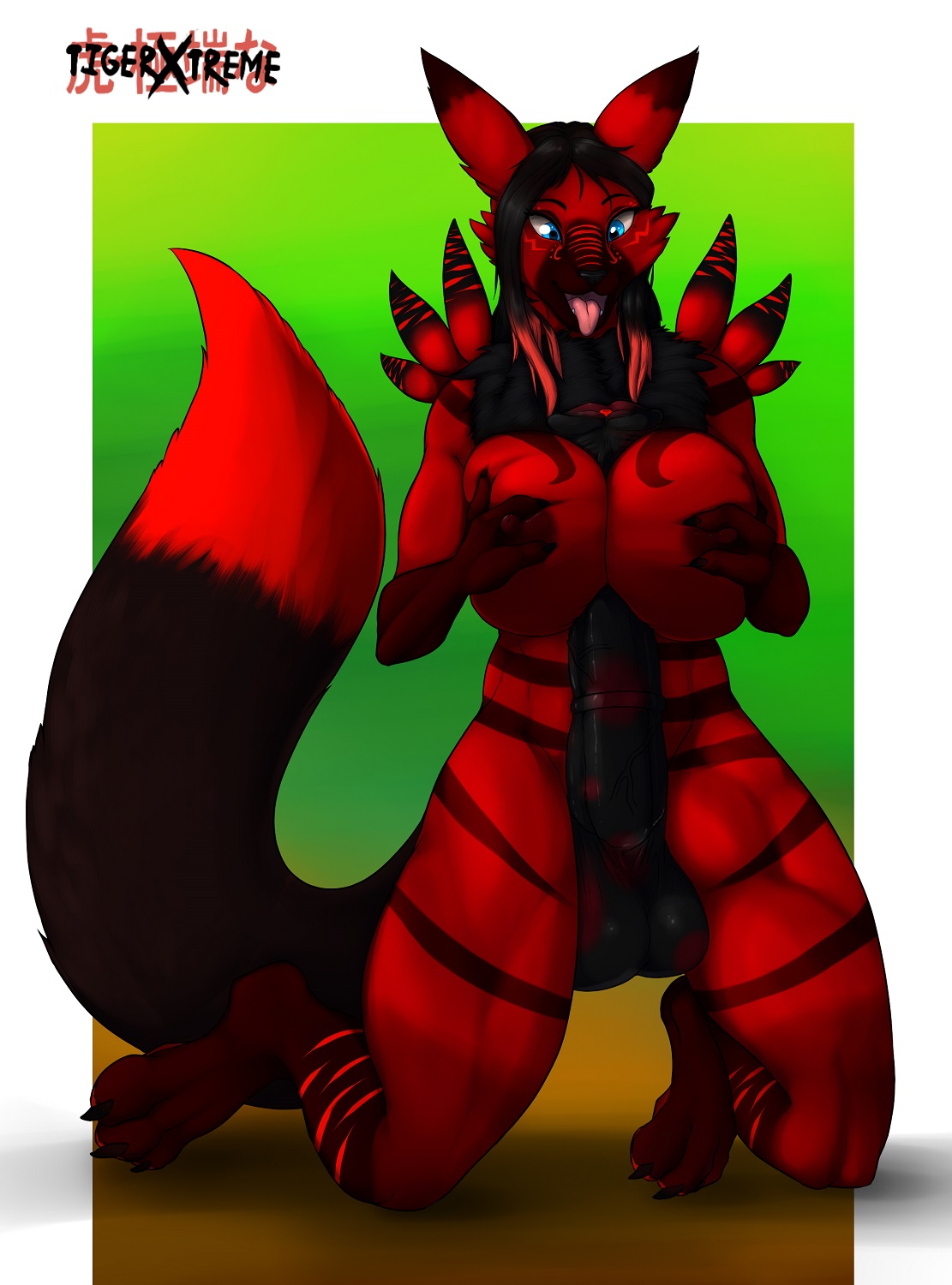 Rule34 – If it exists, there is porn of it / original character, renamon, ruby (character) / 266974