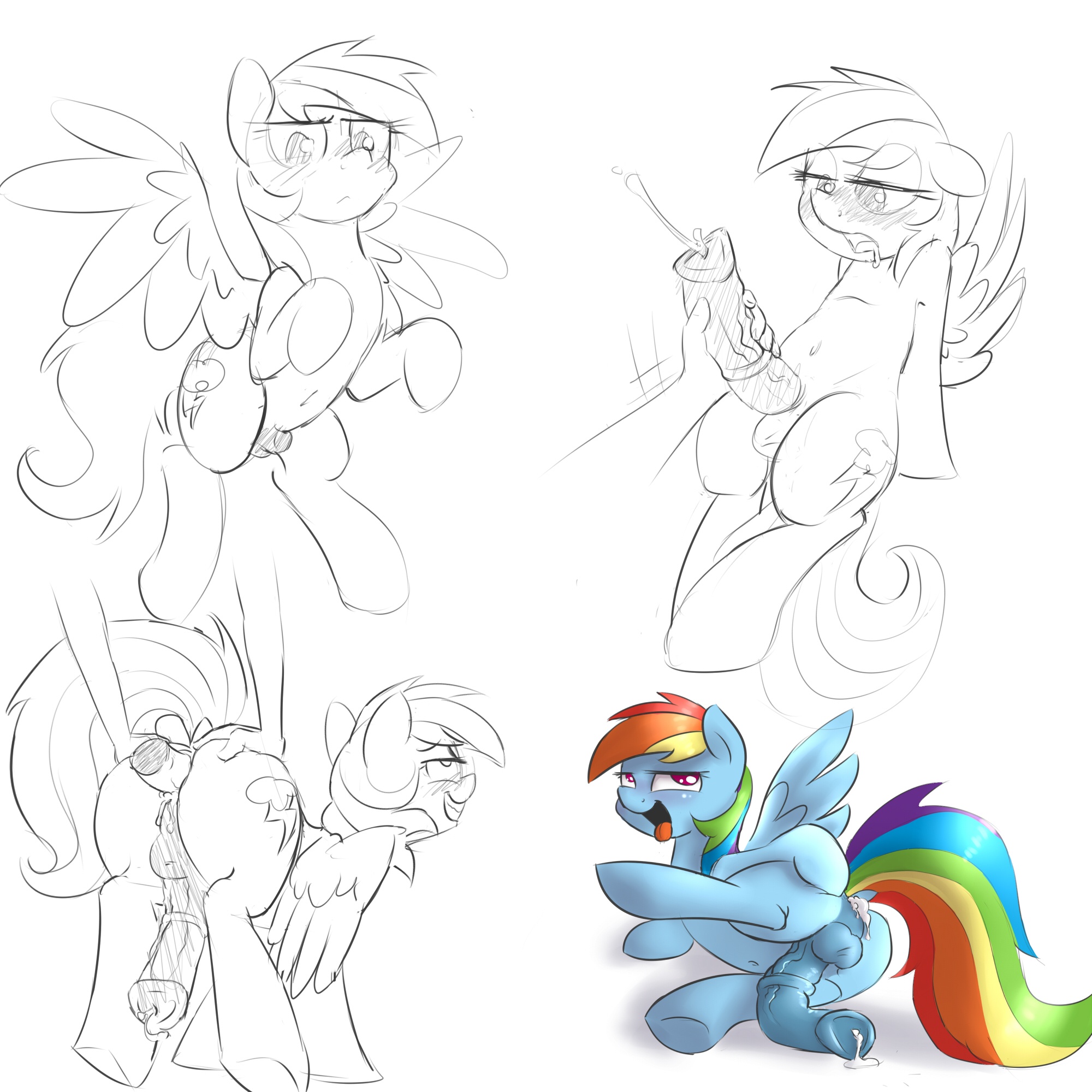 Rule34 – If it exists, there is porn of it / cradeelcin, rainbow dash (mlp) / 267069
